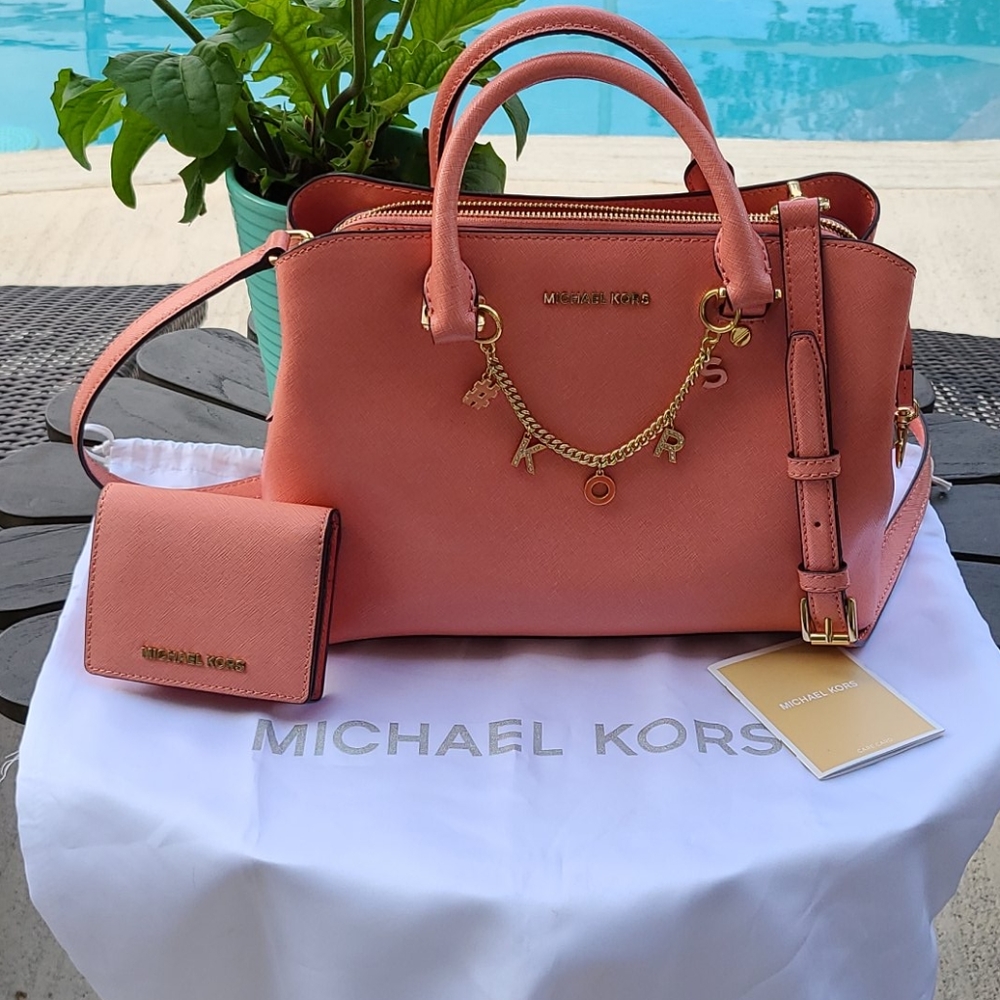 4 pc. Michael Kors: purse, wallet, charm, and bag